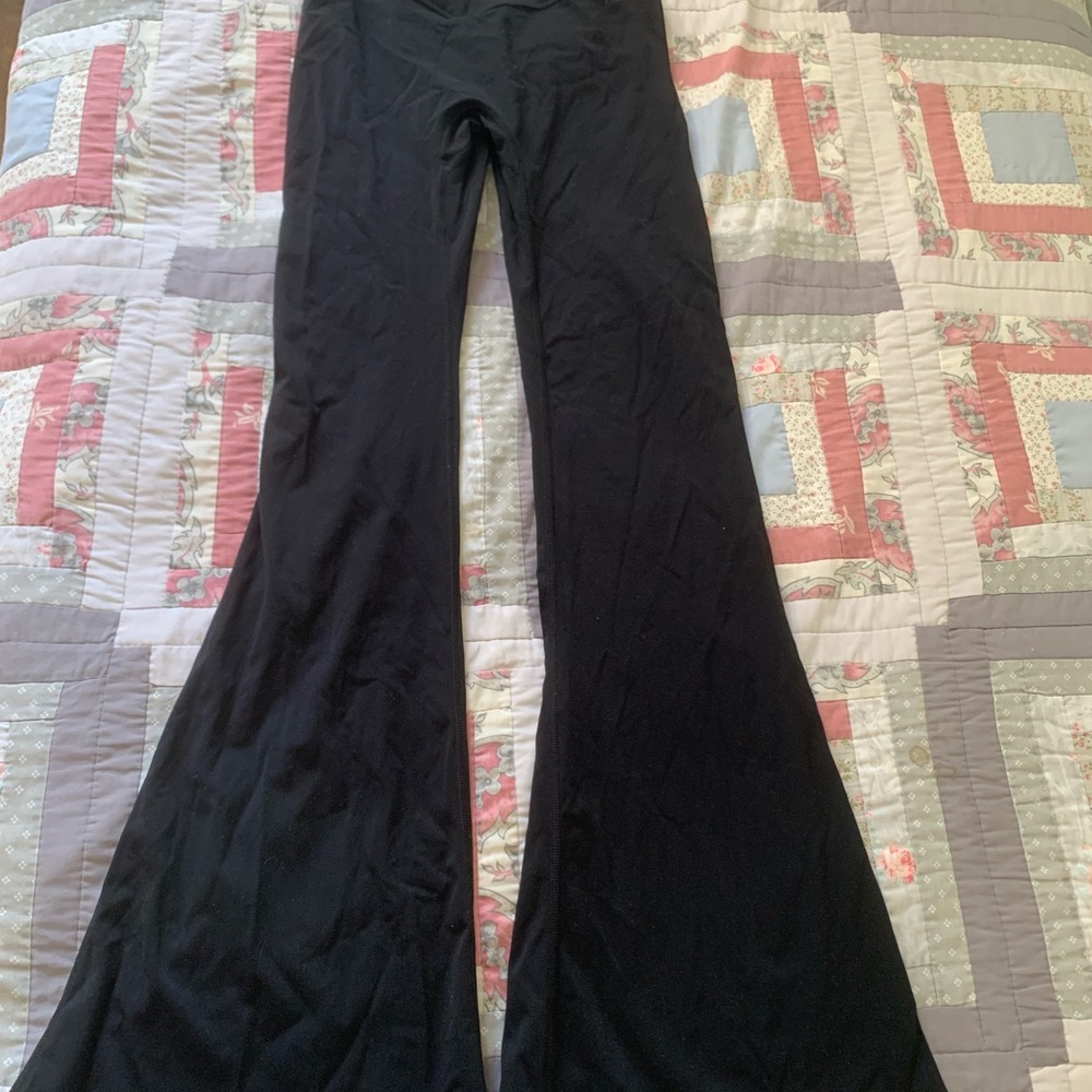 Black Flared Pants